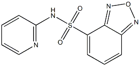 N-pyridin-2-yl-2,1,3-benzoxadiazole-4-sulfonamide Struktur