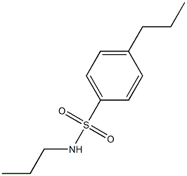 N,4-dipropylbenzenesulfonamide Struktur