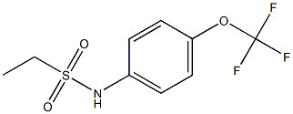 N-[4-(trifluoromethoxy)phenyl]ethanesulfonamide Struktur