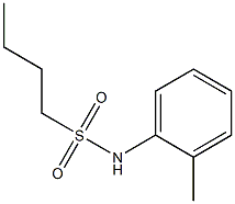 N-(2-methylphenyl)butane-1-sulfonamide Struktur