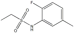 N-(2-fluoro-5-methylphenyl)ethanesulfonamide Struktur