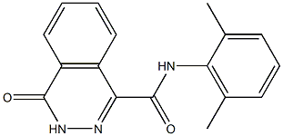 N-(2,6-dimethylphenyl)-4-oxo-3H-phthalazine-1-carboxamide Struktur