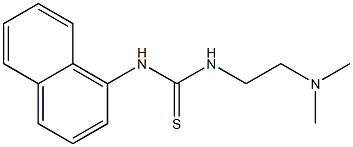 1-[2-(dimethylamino)ethyl]-3-naphthalen-1-ylthiourea Struktur