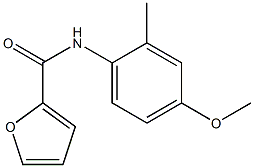 N-(4-methoxy-2-methylphenyl)furan-2-carboxamide Struktur