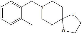 8-[(2-methylphenyl)methyl]-1,4-dioxa-8-azaspiro[4.5]decane Struktur