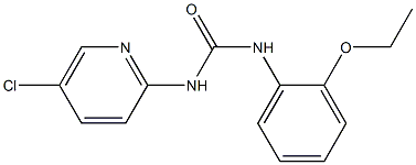 1-(5-chloropyridin-2-yl)-3-(2-ethoxyphenyl)urea Struktur