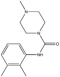 N-(2,3-dimethylphenyl)-4-methylpiperazine-1-carboxamide Struktur