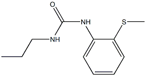 1-(2-methylsulfanylphenyl)-3-propylurea Struktur