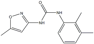 1-(2,3-dimethylphenyl)-3-(5-methyl-1,2-oxazol-3-yl)urea Struktur