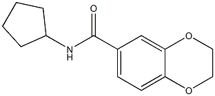 N-cyclopentyl-2,3-dihydro-1,4-benzodioxine-6-carboxamide