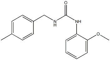 1-(2-methoxyphenyl)-3-[(4-methylphenyl)methyl]urea Struktur