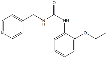 1-(2-ethoxyphenyl)-3-(pyridin-4-ylmethyl)urea Struktur