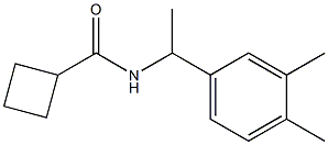 N-[1-(3,4-dimethylphenyl)ethyl]cyclobutanecarboxamide Struktur