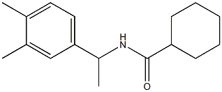 N-[1-(3,4-dimethylphenyl)ethyl]cyclohexanecarboxamide Struktur