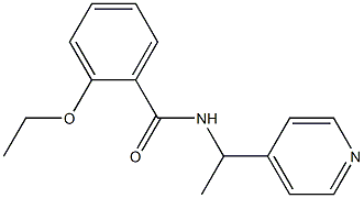 2-ethoxy-N-(1-pyridin-4-ylethyl)benzamide Struktur