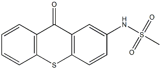 N-(9-oxothioxanthen-2-yl)methanesulfonamide Struktur