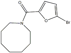 azocan-1-yl-(5-bromofuran-2-yl)methanone Struktur