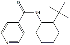 N-(2-tert-butylcyclohexyl)pyridine-4-carboxamide Struktur