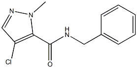 N-benzyl-4-chloro-2-methylpyrazole-3-carboxamide Struktur