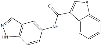 N-(1H-indazol-5-yl)-1-benzothiophene-3-carboxamide Struktur