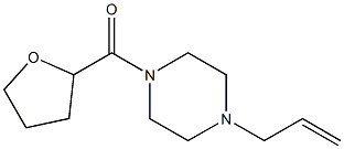 oxolan-2-yl-(4-prop-2-enylpiperazin-1-yl)methanone Struktur