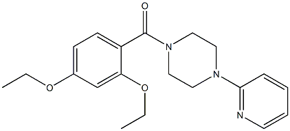 (2,4-diethoxyphenyl)-(4-pyridin-2-ylpiperazin-1-yl)methanone