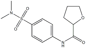 N-[4-(dimethylsulfamoyl)phenyl]oxolane-2-carboxamide Struktur