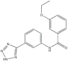 3-ethoxy-N-[3-(2H-tetrazol-5-yl)phenyl]benzamide Struktur