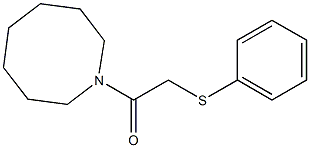 1-(azocan-1-yl)-2-phenylsulfanylethanone Struktur