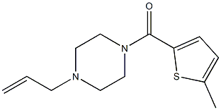 (5-methylthiophen-2-yl)-(4-prop-2-enylpiperazin-1-yl)methanone Struktur