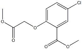 methyl 5-chloro-2-(2-methoxy-2-oxoethoxy)benzoate Struktur