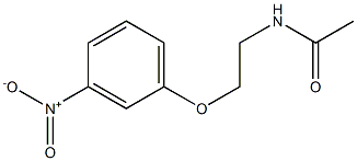 N-[2-(3-nitrophenoxy)ethyl]acetamide Struktur