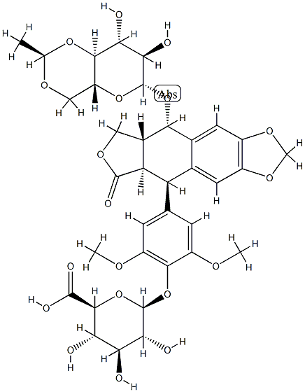 etoposide glucuronide Struktur