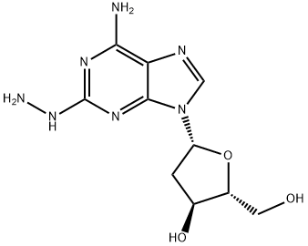 2'-Deoxy-2-hydrozinoadenosine Struktur