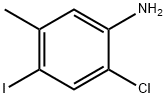 6-CHLORO-4-IODO-3-METHYLANILINE Struktur