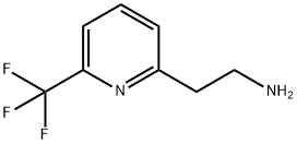 2-(6-Trifluoromethyl-pyridin-2-yl)-ethylamine Struktur