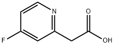 2-(4-FLUOROPYRIDIN-2-YL)ACETIC ACID Struktur