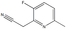 (3-Fluoro-6-methyl-pyridin-2-yl)-acetonitrile Struktur