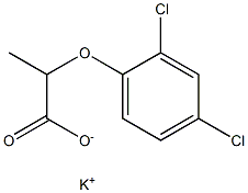 potassium (±)-2-(2,4-dichlorophenoxy)propionate Struktur