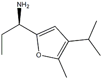 (R)-1-(4-isopropyl-5-methylfuran-2-yl)propan-1-amine Struktur