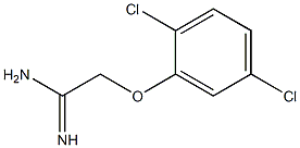 2-(2,5-dichlorophenoxy)ethanimidamide Struktur