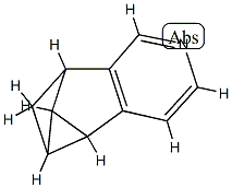 5,6-Methanocyclopropa[3,4]cyclopenta[1,2-c]pyridine,4b,5,5a,6-tetrahydro-(9CI) Struktur