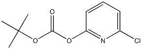 TERT-BUTYL 6-CHLOROPYRIDIN-2-YL CARBONATE Struktur