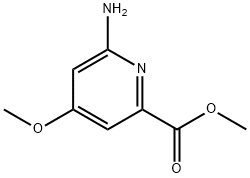 methyl 6-amino-4-methoxypicolinate Struktur