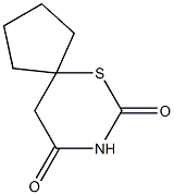 6-Thia-8-azaspiro[4.5]decane-7,9-dione(6CI) Struktur