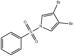 1-BENZENESULFONYL-3,4-DIBROMO-1H-PYRROLE Struktur