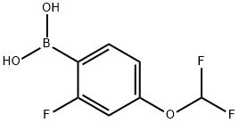 (4-(difluoromethoxy)-2-fluorophenyl)boronic acid(WXFC0673) Struktur