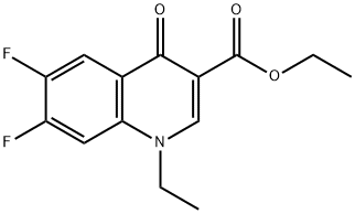 REF DUPL: 3-quinolinecarboxylic acid 1-ethyl-6,7-difluoro-1,4-dihydro-4-oxo-ethyl ester Struktur