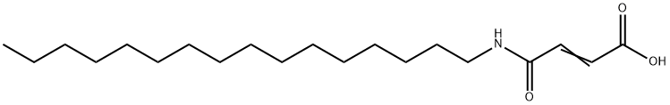 (E)-4-(hexadecylamino)-4-oxo-2-butenoic acid Struktur