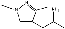 1H-Pyrazole-4-ethanamine,  -alpha-,1,3-trimethyl- Struktur